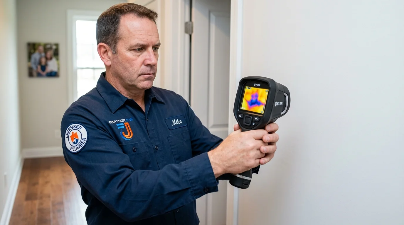 Thermal imaging leak detection by Johns Plumbing LLC in Barnhart
